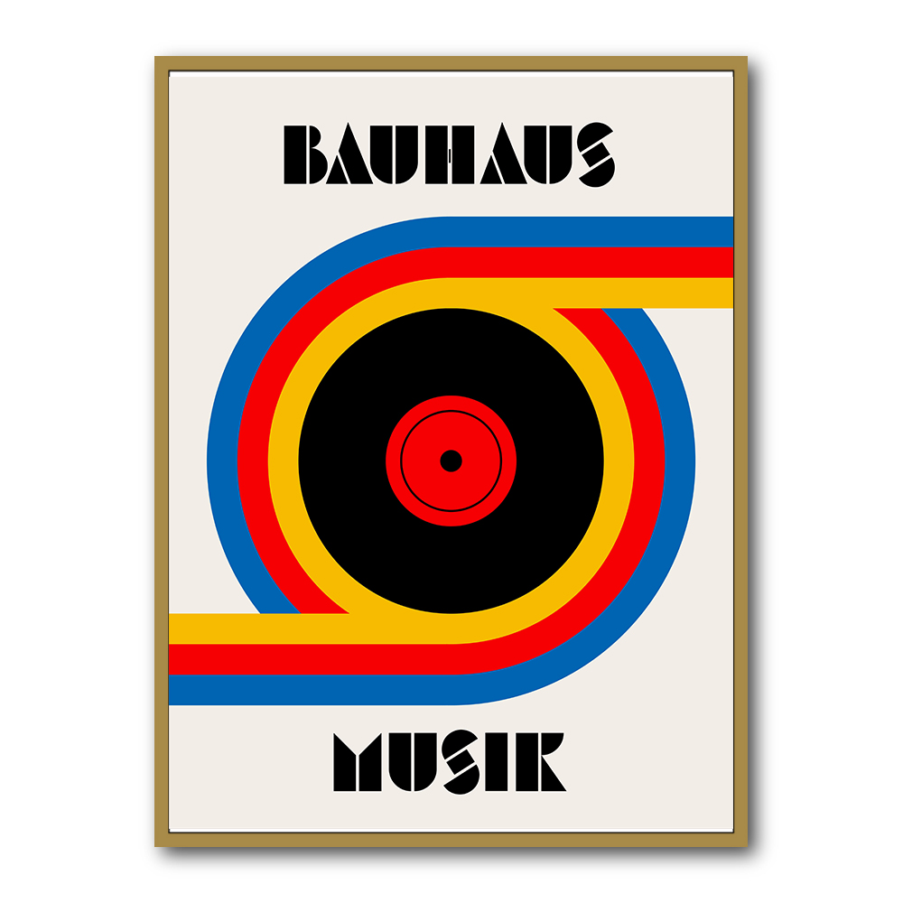 Bauhaus Musik Vinyl Wall Art